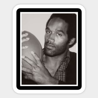 O.J. Simpson Sticker